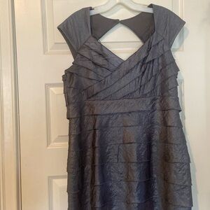 London Times Gray cocktail dress size 16